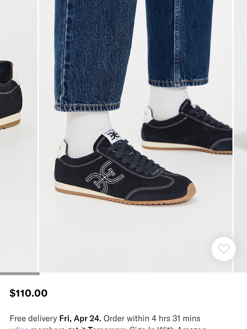 Sam Edelman Isella Suede Sneakers - Picture 2 of 12